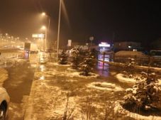 В Алматы затопило проспект Райымбека